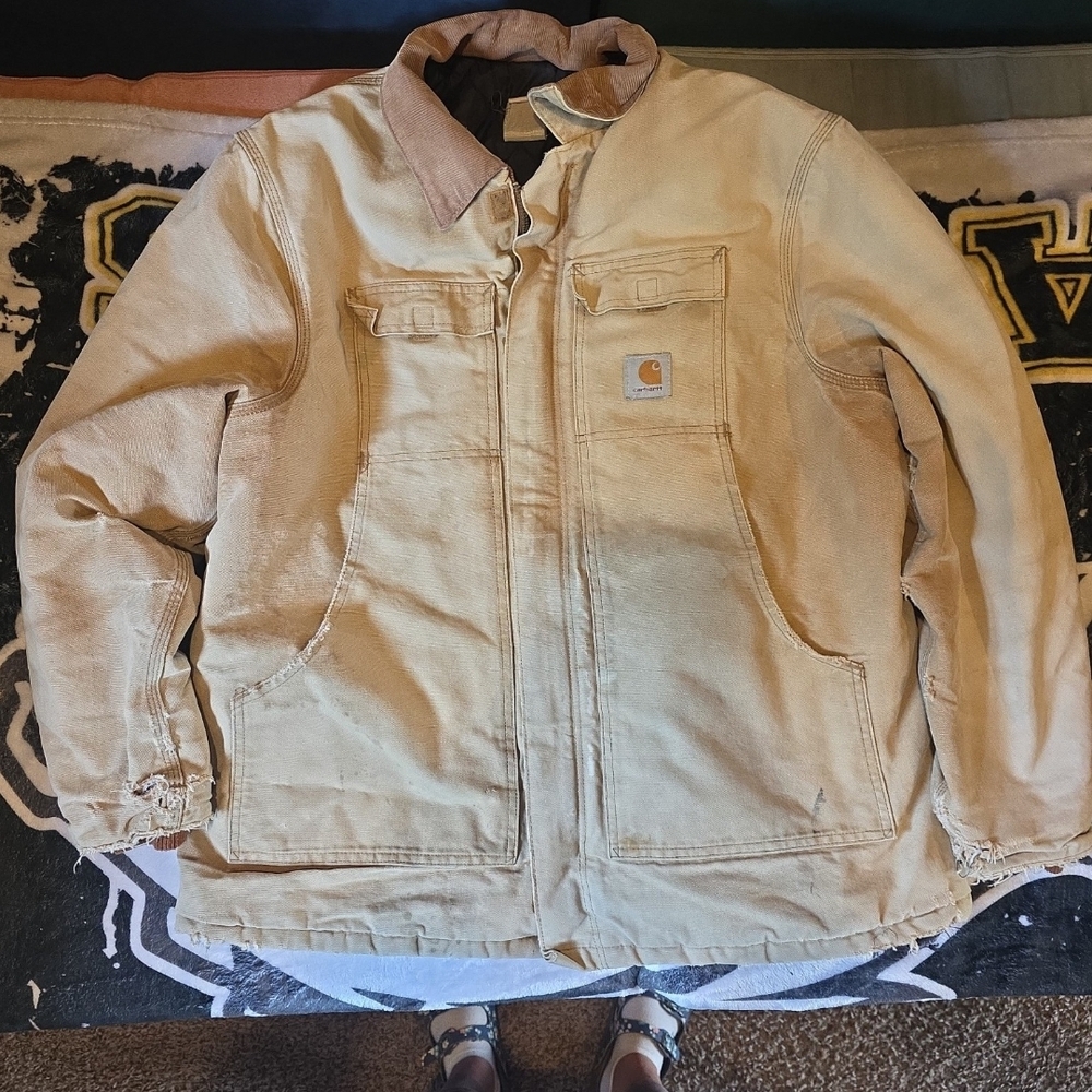 Vintafe Carhartt Men's Tan Jacket